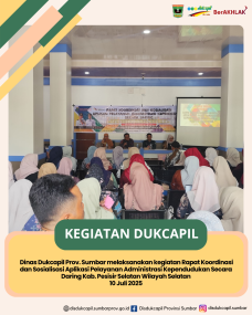 Rapat Koordinasi dan Sosialisasi Aplikasi Sidalinmas dan Silayli Tahun 2025