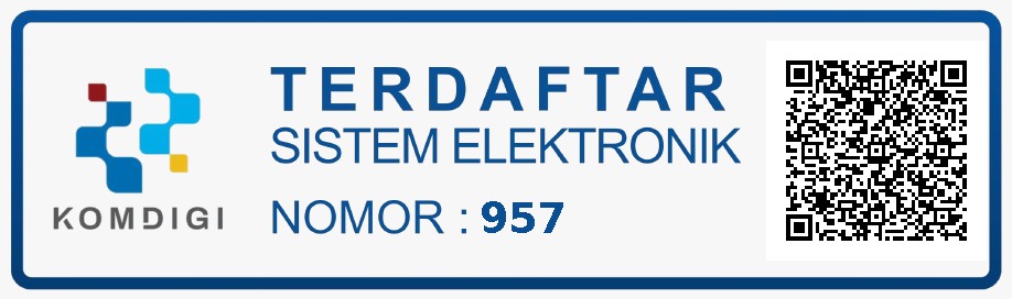 Terdaftar Sistem Elektronik Komdigi Nomor 957